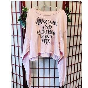 Popular Girl Long sleeve Crop Top XL